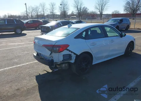 2022 Honda Civic Sport из США, поврежденный, VIN 2HGFE2F55NH593675